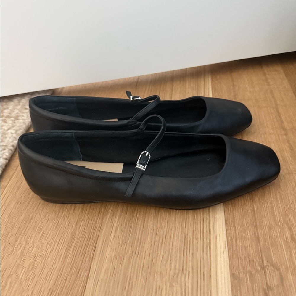 Dolce Vita Black Square-Toe Mary Janes